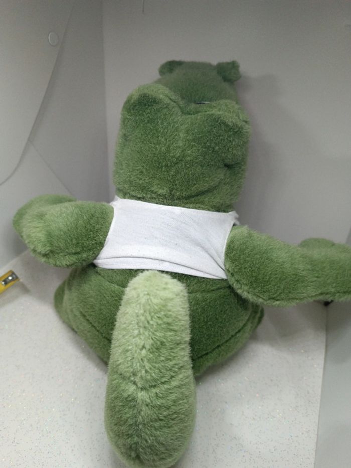 Peluche plush Teddy crocodile Disneyland planète Hollywood alligator Disney 90 vintage rare - photo numéro 7