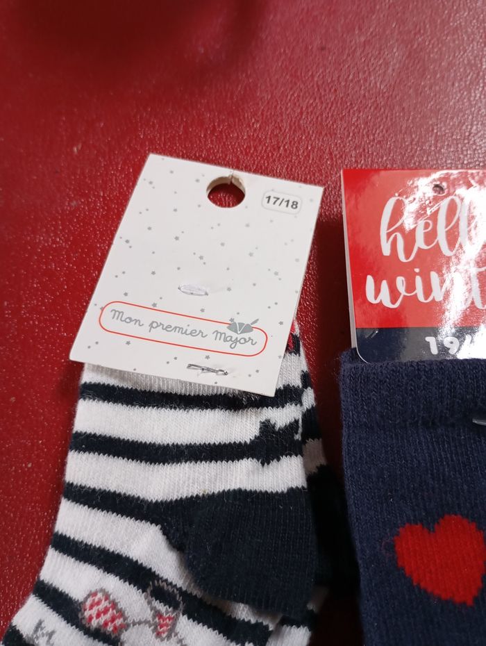 2 paires chaussettes neuves - photo numéro 2