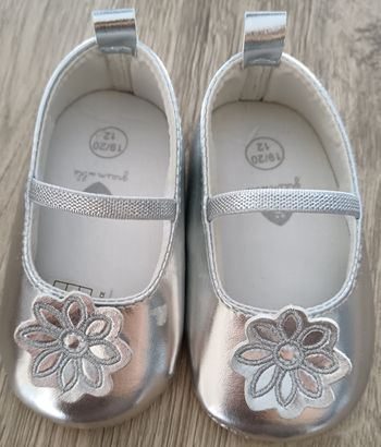 Ballerines grises bébé fille