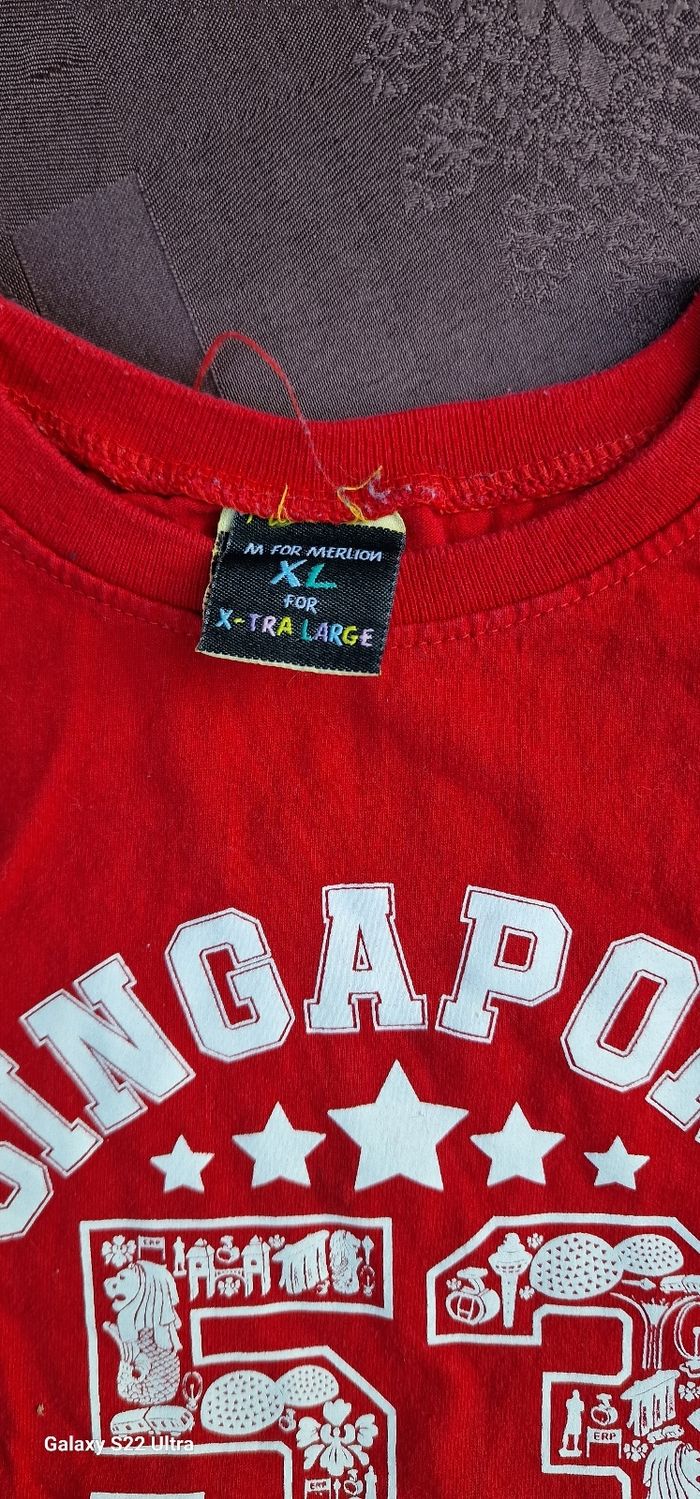 Tee-shirt manche courte de marque M for merlion - photo numéro 2