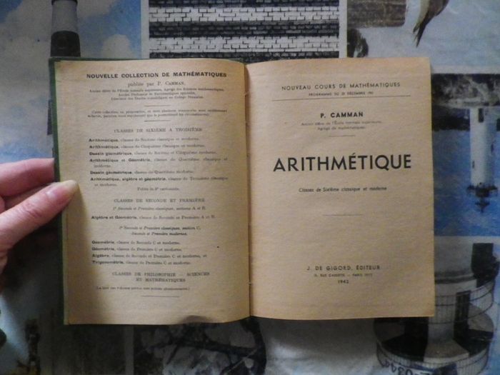 Arithmétique Classe de Sixième 1942 par P. Camman - photo numéro 2