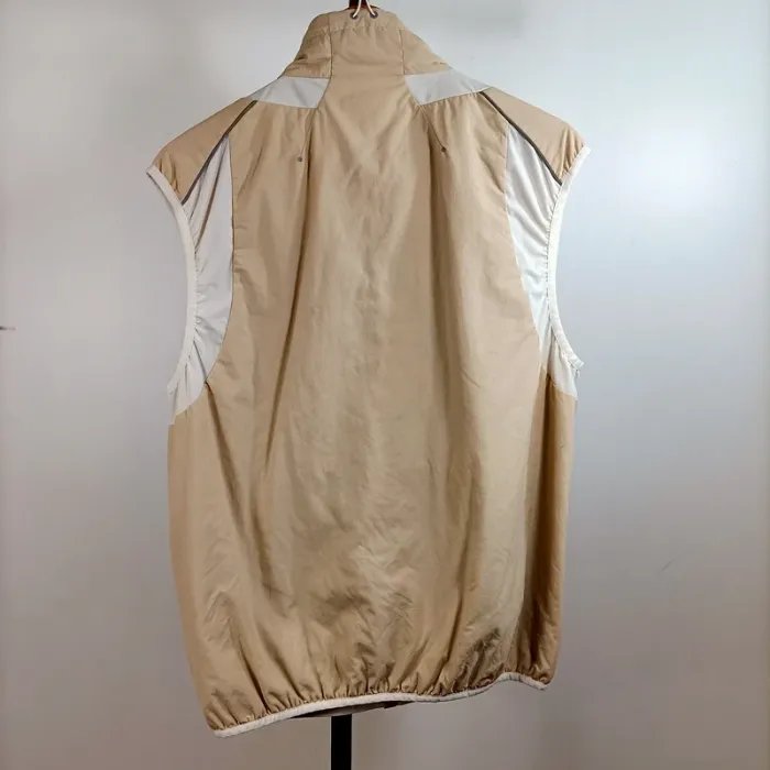 Gilet  Veste sans manches COS beige technique S nylon recyclé poches zippées A1412 - photo numéro 7