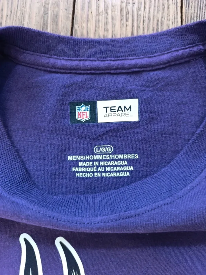 T-shirt Pro us NFL 🇺🇲 Minnesota Vikings - L - photo numéro 5