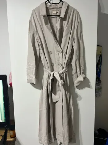 Trench gris H&M long