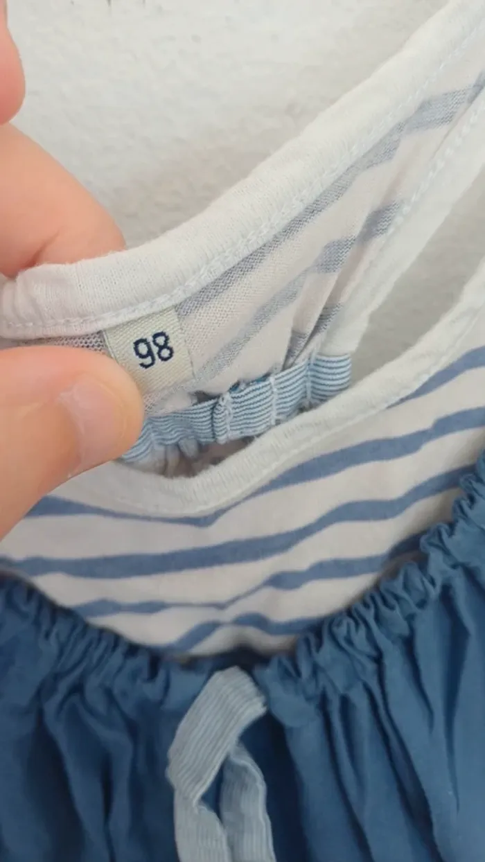 Robe fille effet marin bleu capt'ain tortue 3 ans - photo numéro 2