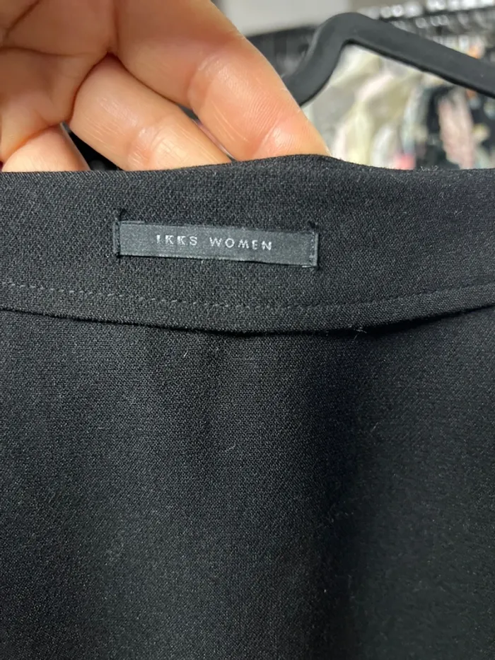 Robe Droite Noire IKKS Taille 40 - photo numéro 6