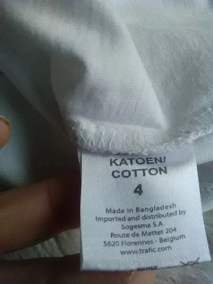 T-shirt fille à manches longues motif coeur 4 ans -TQF -2 vêtements achetés le 3ème offert - photo numéro 7