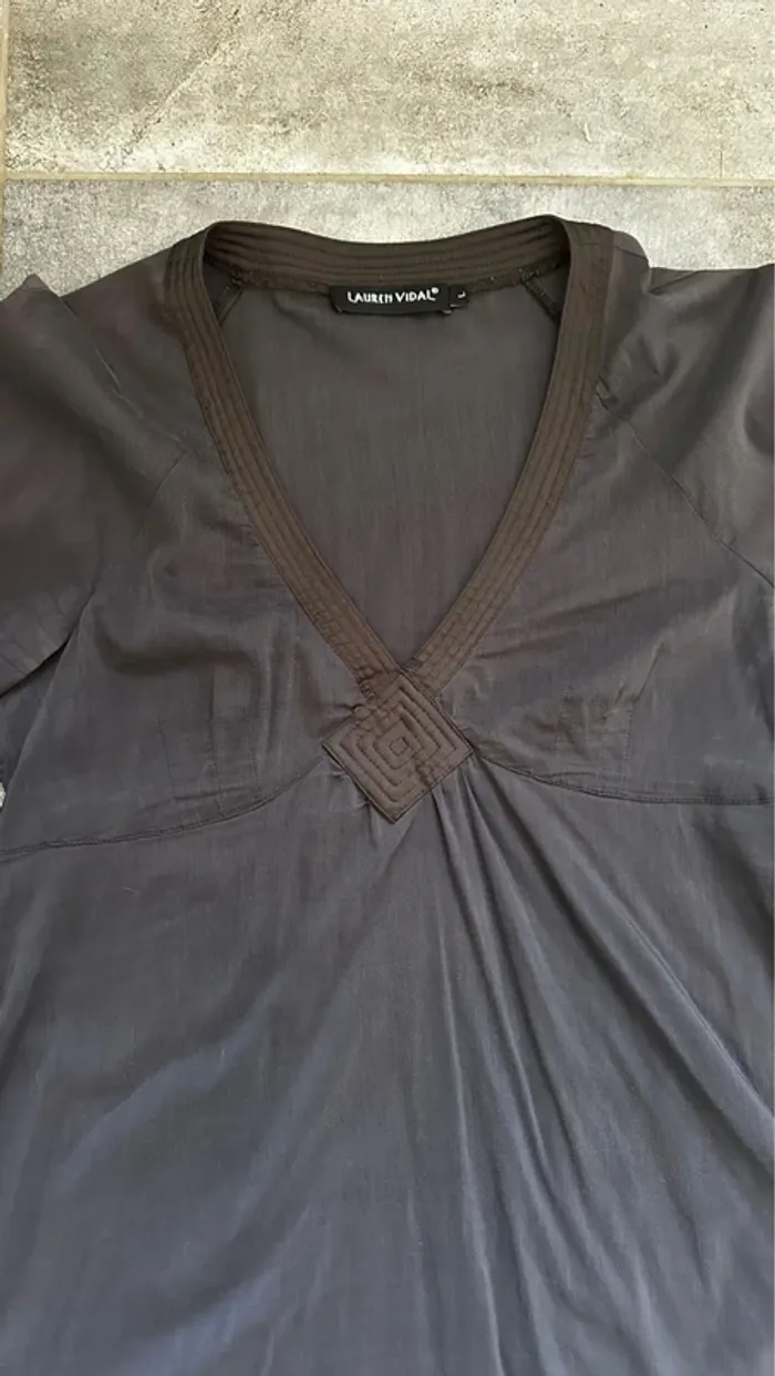 💫 Sublime Chemise chic état impeccable Lauren Vidal L - photo numéro 2