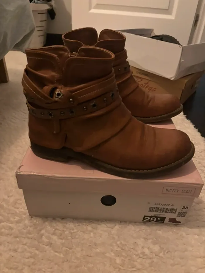 Bottines marron - photo numéro 2