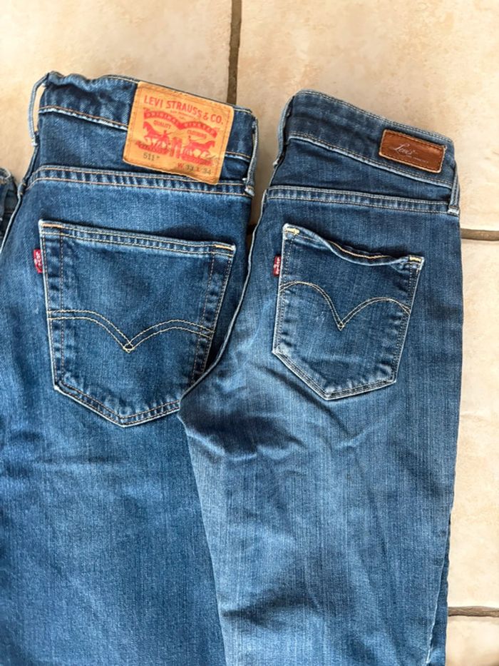 Lot de jeans Levi Strauss&Co - en très bon état - différentes tailles - - photo numéro 6