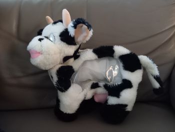 Peluche sac vache