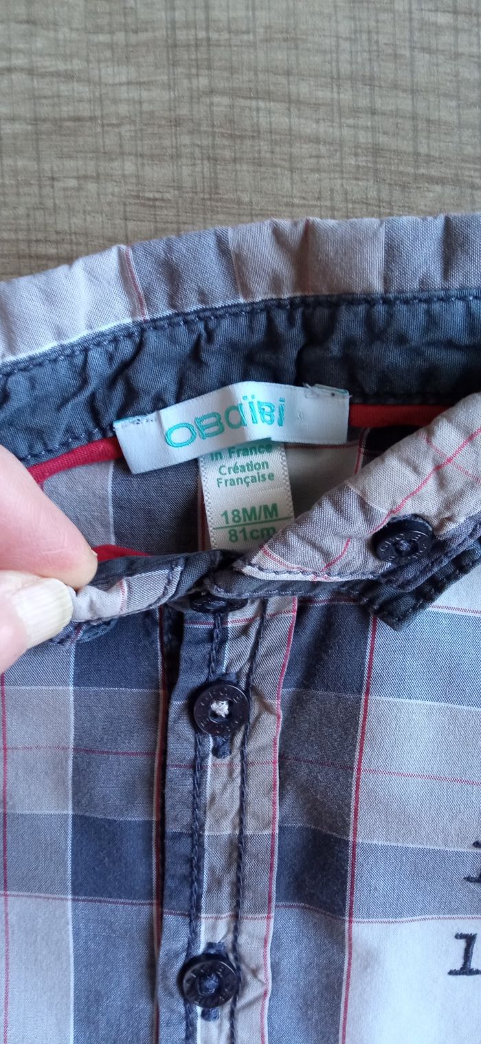 Lot de 5 chemises manches longues 18 mois
Marques diverses Kiabi,tape a l oeil, Obaibi et grain de blé - photo numéro 9