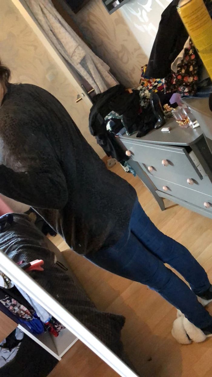 Pull taille 5 gris et noir - photo numéro 3