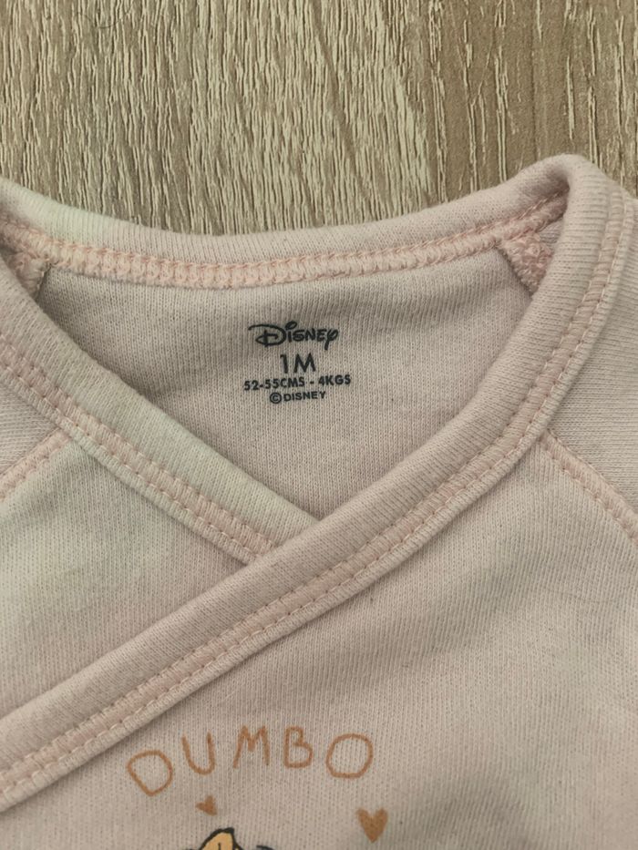 Lot de 2 bodies dumbo 1 mois - photo numéro 5