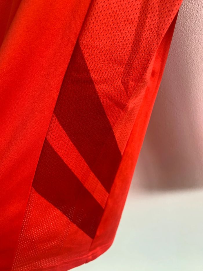 Maillot sport rouge Patrick 2XS polyester sans repassage foot/tennis/running/ - photo numéro 3