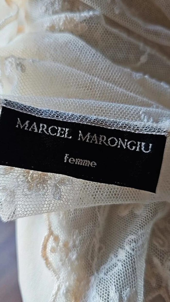 Sublime top vintage dentelle de Calais - photo numéro 5