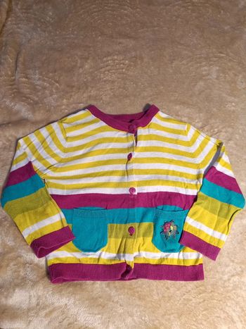 Gilet multicolore 24 mois