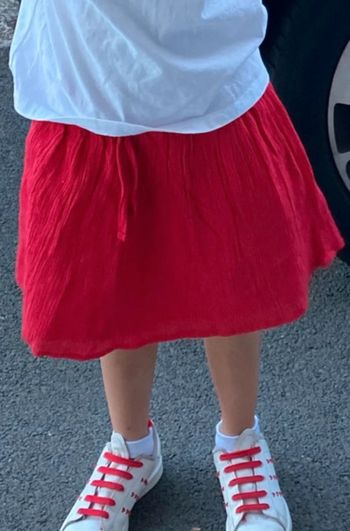 Jupe rouge Monoprix - taille 4 (taille grand)