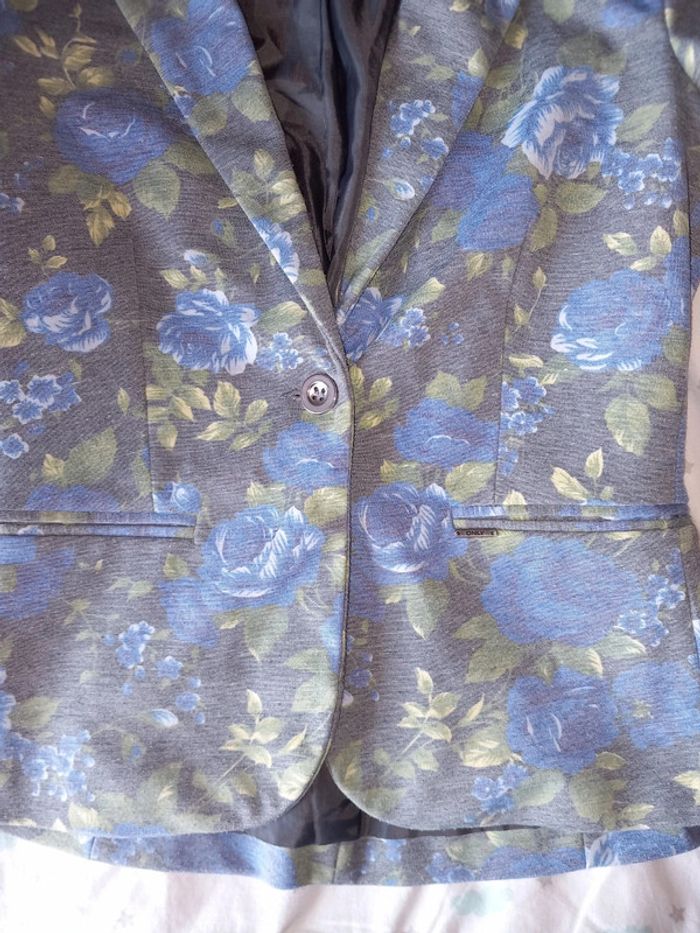 Veste blazer only fleurs - photo numéro 4