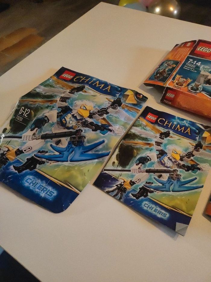 Lot de 2 notices et boîtes lego chima - photo numéro 3