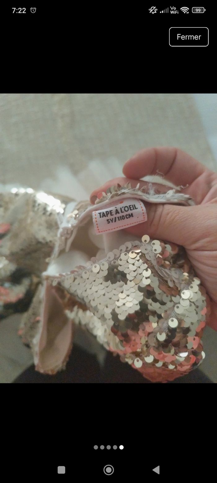 Robe créateur Tao 5 ans robe de fête - photo numéro 5