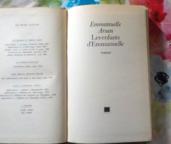 LES ENFANTS D'EMMANUELLE d'Emmanuelle ARSAN Ed. Opta