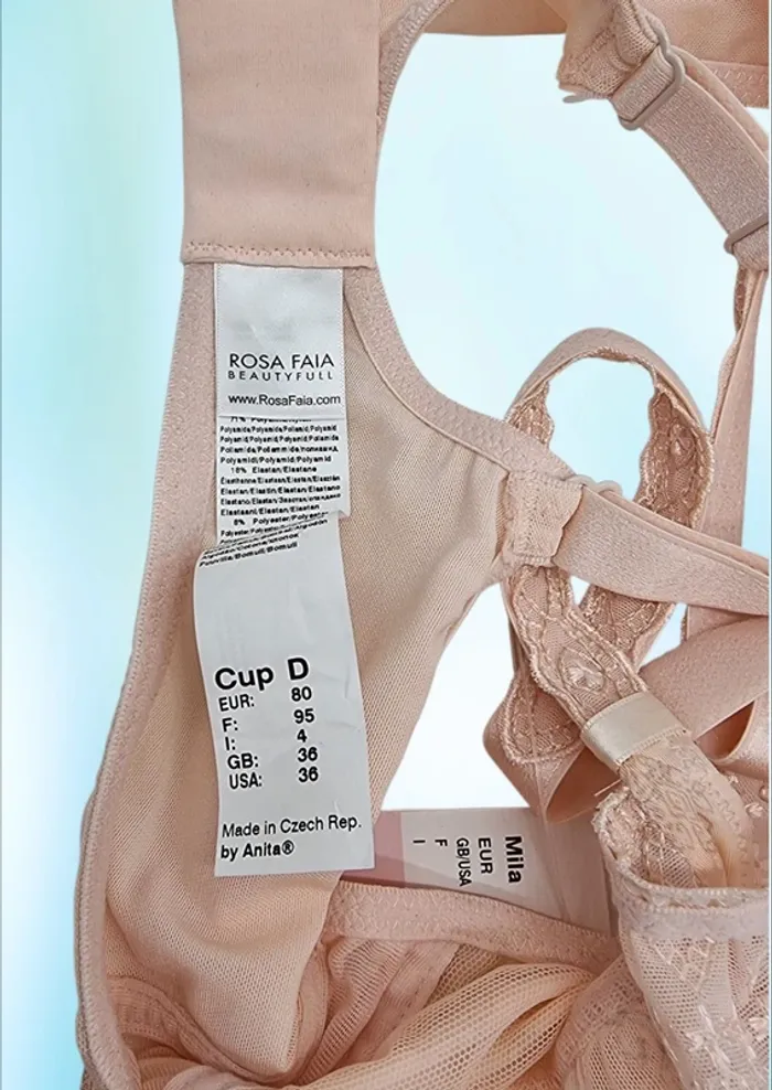 Rosa Faïa (Anita) soutien gorge sans armatures Mila * 95D * - photo numéro 9