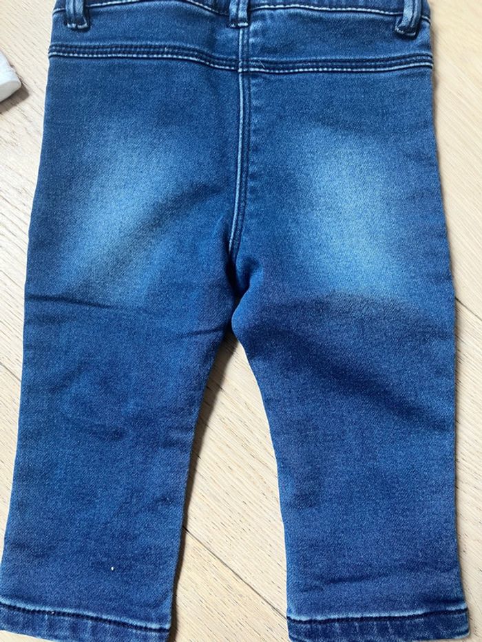 Ensemble 2 tee-shirts manches longues et un jean 6mois - photo numéro 9