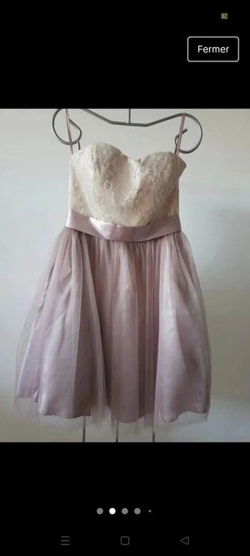 Robe bustier pour cérémonie