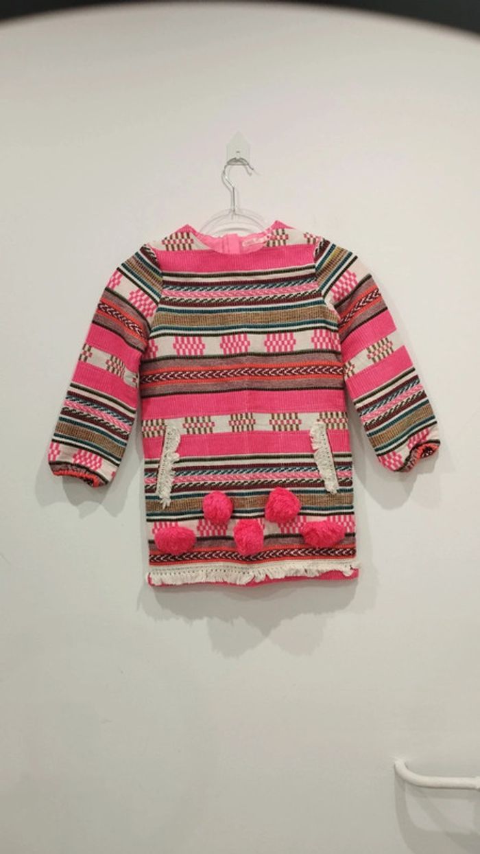 Robe tunique rose indienne - 8  ans - Billieblush - photo numéro 5