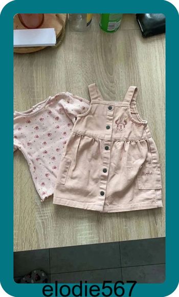 Ensemble Disney minnie 12 mois