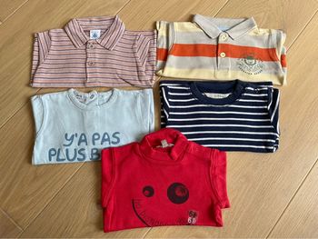 Lot 5 hauts ML - 6 mois
