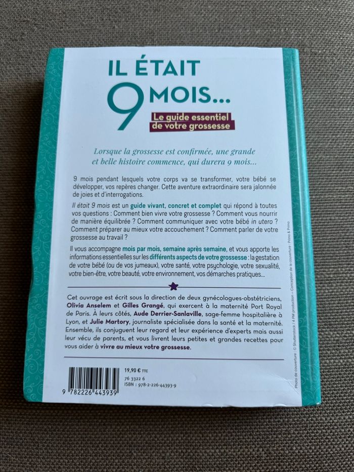 Livre - Il était 9 mois - Guide essentiel de votre grossesse - photo numéro 2