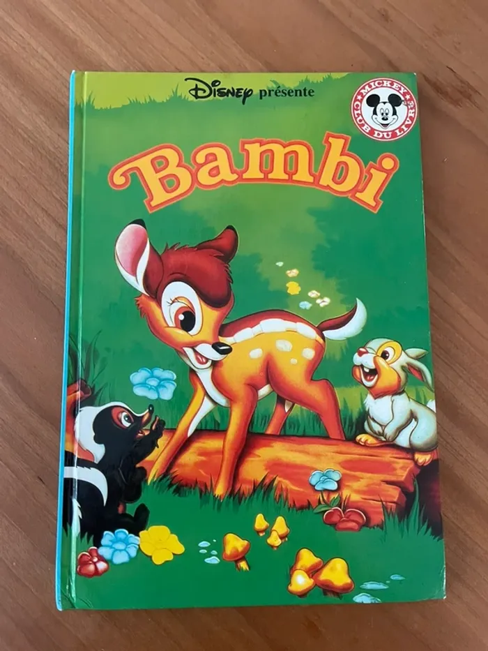 Livre Bambi Disney