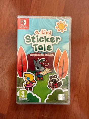 a tiny Sticker Tale magic book edition Jeu Nintendo Switch NEUF sous blister