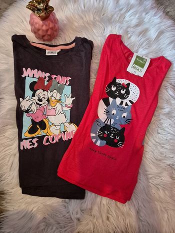 2 hauts manches longues