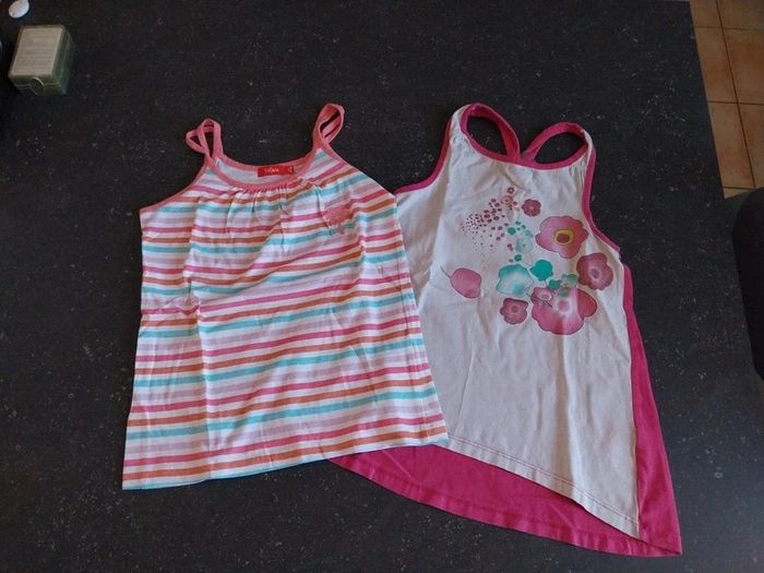 2 débardeurs 8 ans tissaia et orchestra