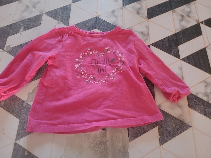 Haut manches longues fille 6 mois