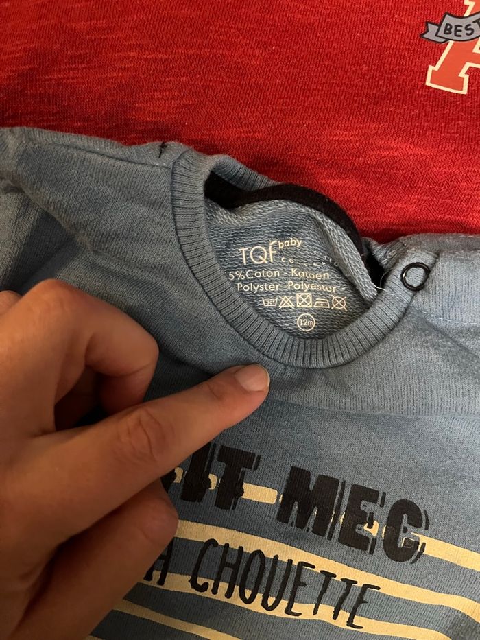 Lot pull sweat 12 mois - photo numéro 3