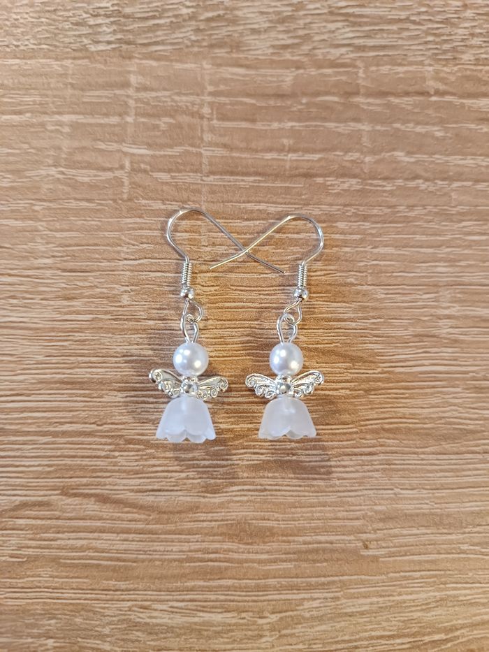 Boucles d'oreilles pendentifs ange autr