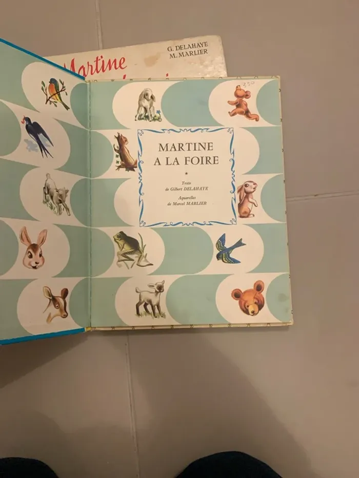Lot deux livres vintage Martine - photo numéro 13