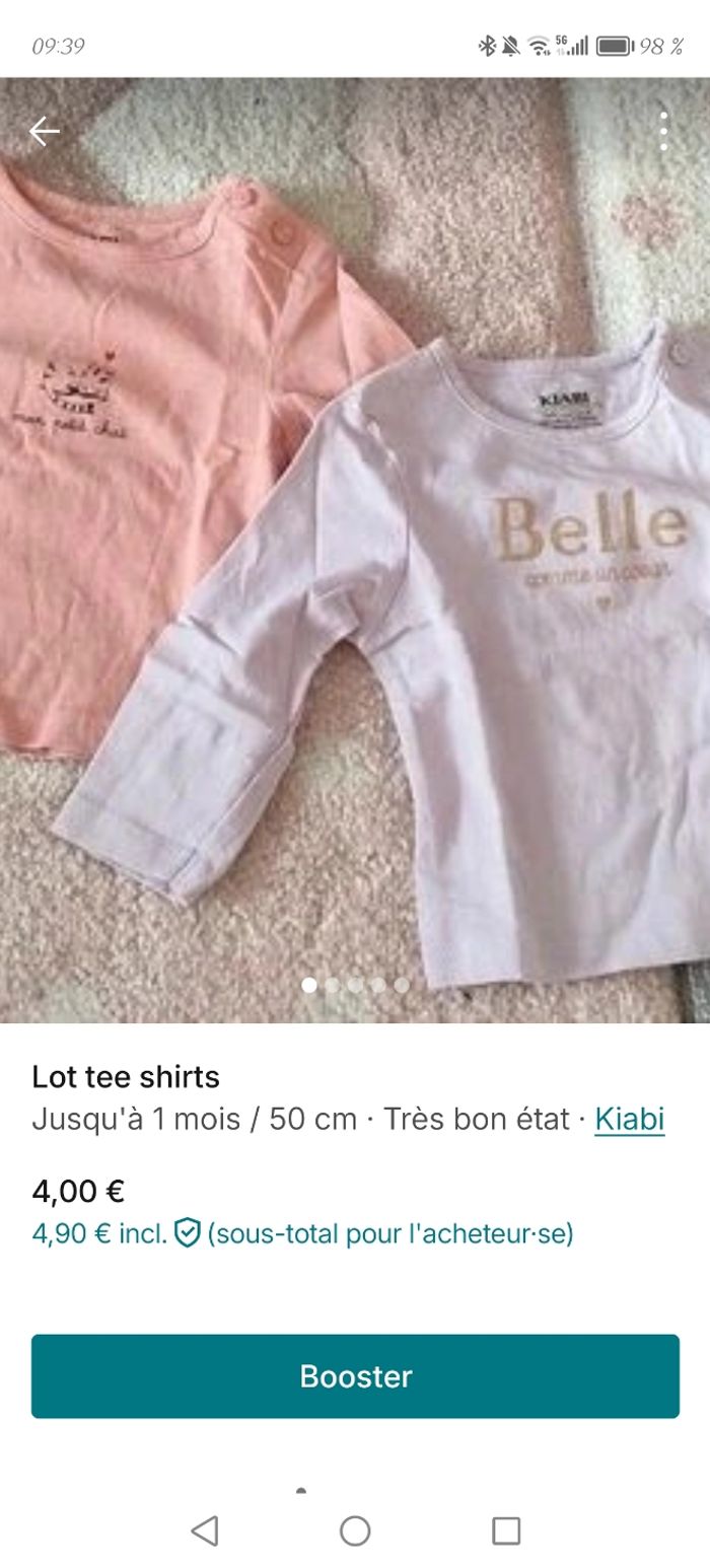 Lot vêtements bébé fille - photo numéro 3