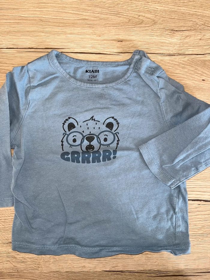 Tee-shirt manches longues 12 mois kiabi