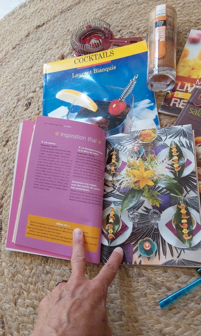 Lot de livres cuisine d été et cocktails 🍸 - photo numéro 3