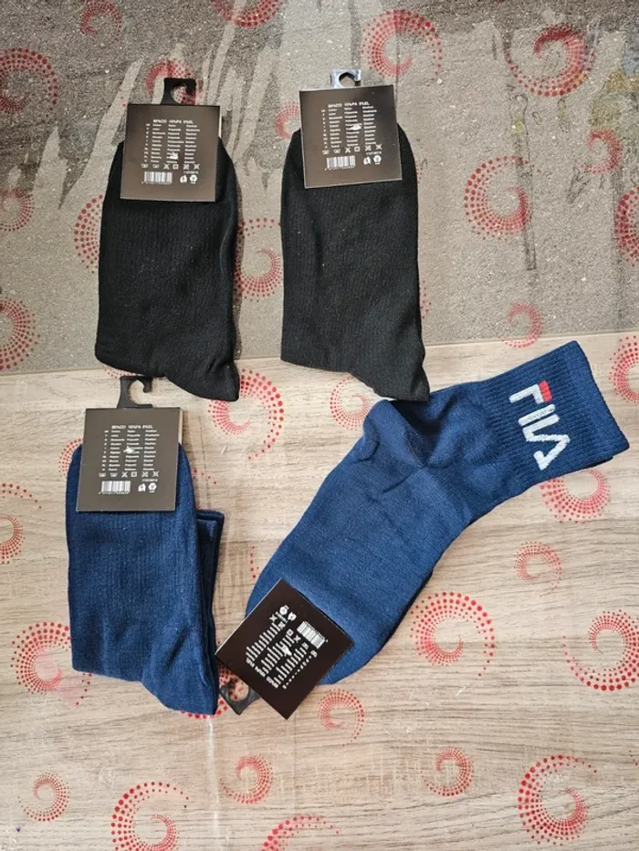 Lot de 4 paires de chaussettes Fila - photo numéro 2