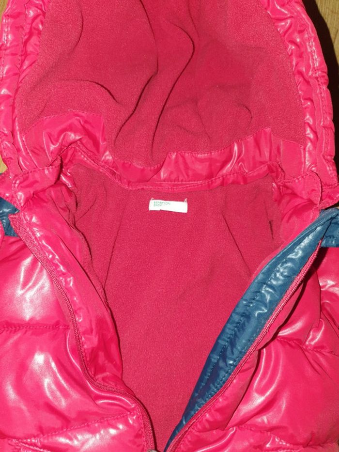 doudoune douce benetton baby 3 mois 62 cm - photo numéro 3