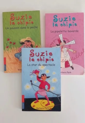 Lot de 3 livres suzie la chipie