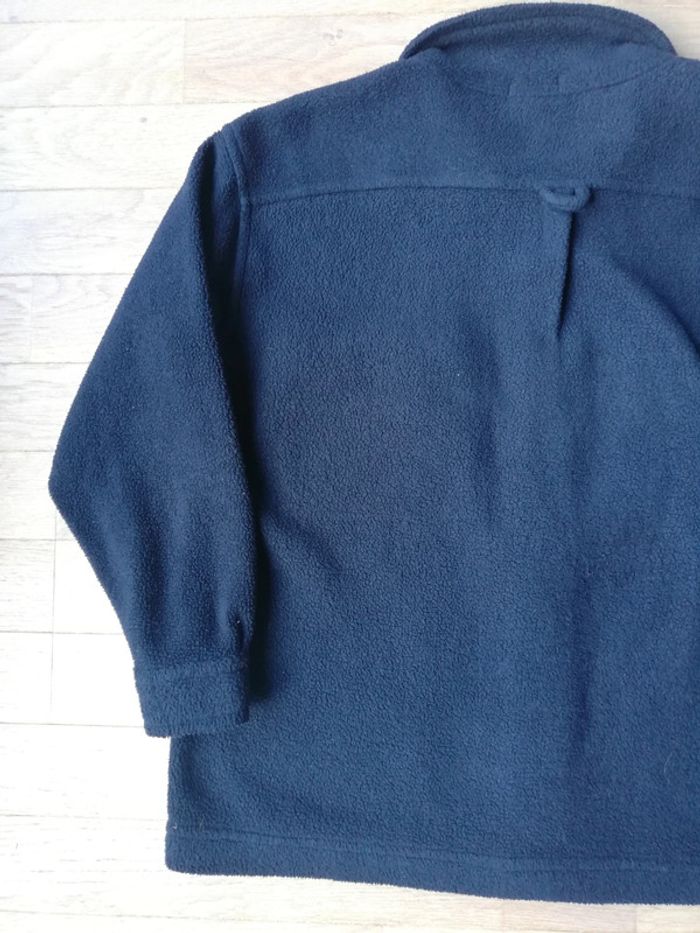 Chemise enfant vintage O and O polaire sherpa bleu marine taille 10 ans - photo numéro 13