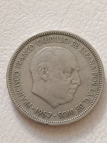 5 pesetas Franco 1957 "59