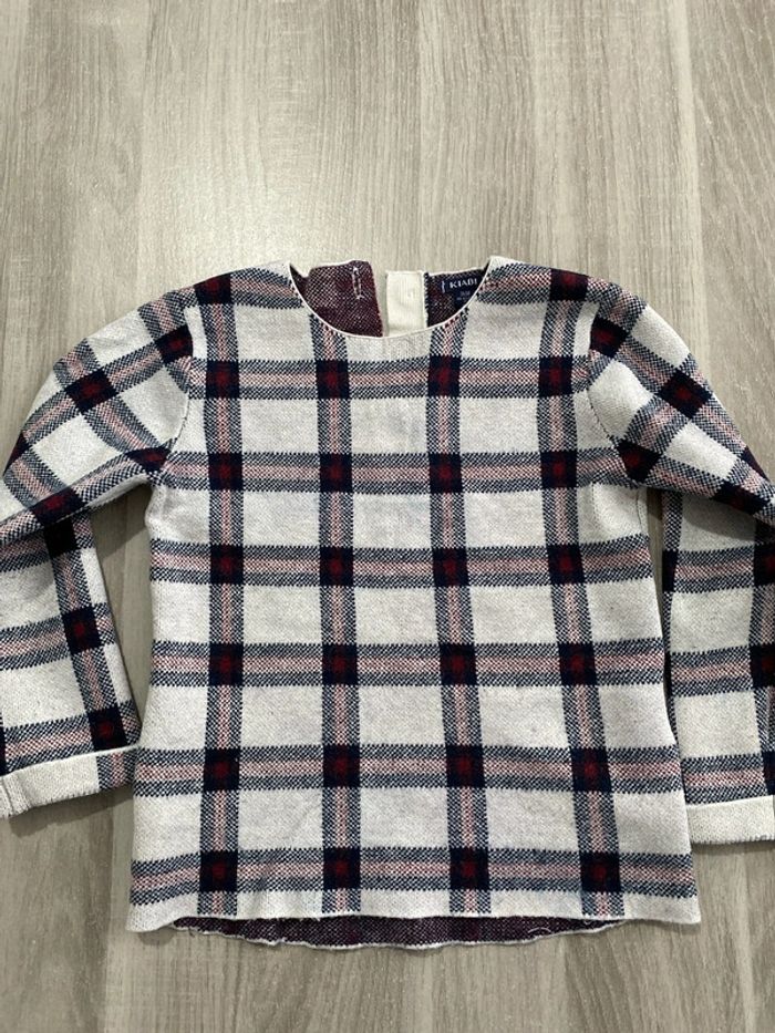 Pull à carreaux kiabi 36 mois